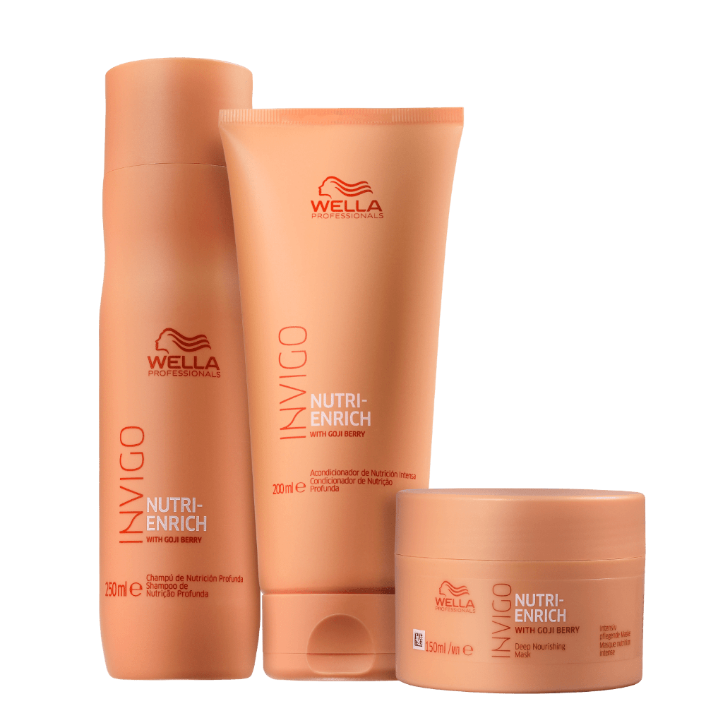 Kit Invigo Nutri Enrich Trio Wella Professional 3 produtos Wella