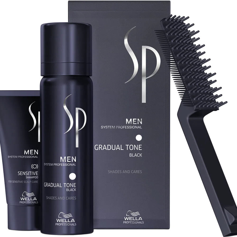Encontraproduto.com.br - Kit Men Gradual Tone Black (3 produtos)